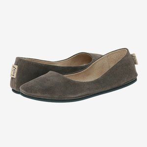 French Sole-Gray Suede Sloop-NWT-8.5